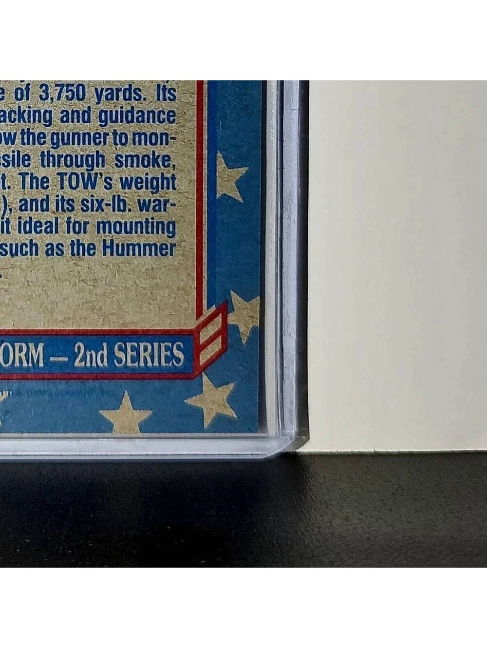 TOW Missile 1991 Topps Desert Storm #98 Card - Picture 10 of 10